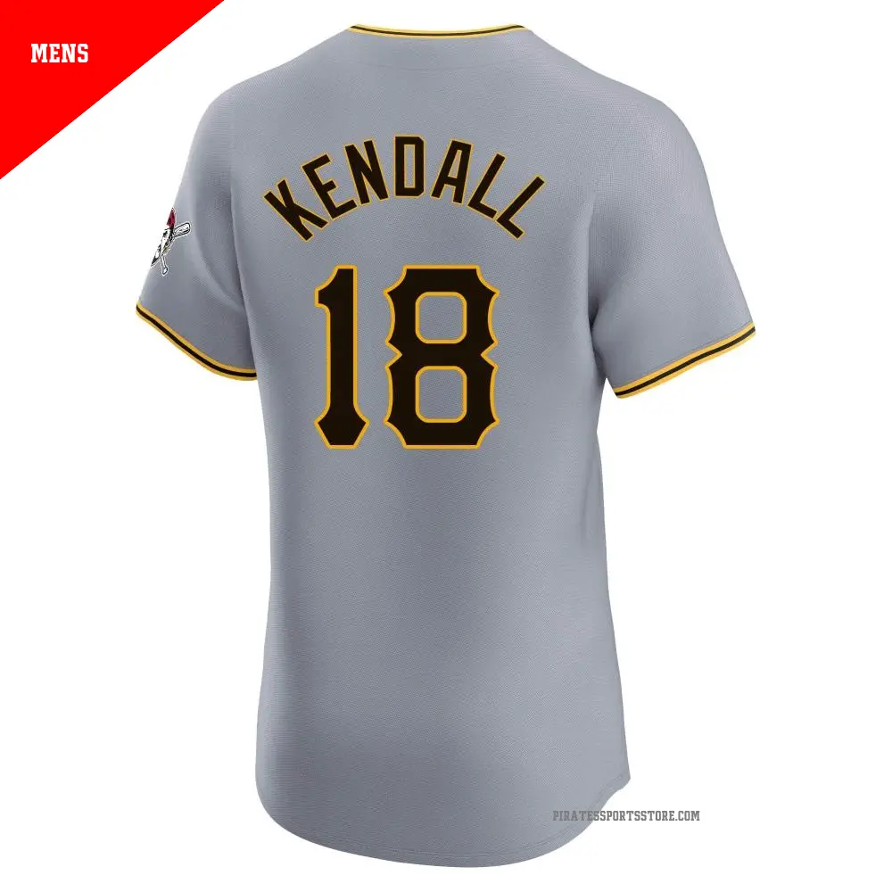 応援グッズ Pittsburgh Pirates Jersey  XL Jason Kend Men's #18 Jason Kendall Pittsburgh Pirates White Authentic