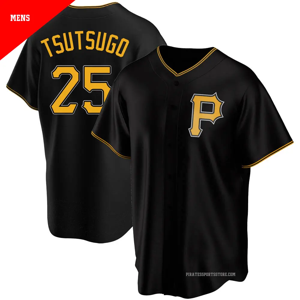 Pittsburgh Pirates TSUTSUGO ユニフォーム 25 Men's #71 Tsung-Che Cheng Pittsburgh Pirates Black Limited