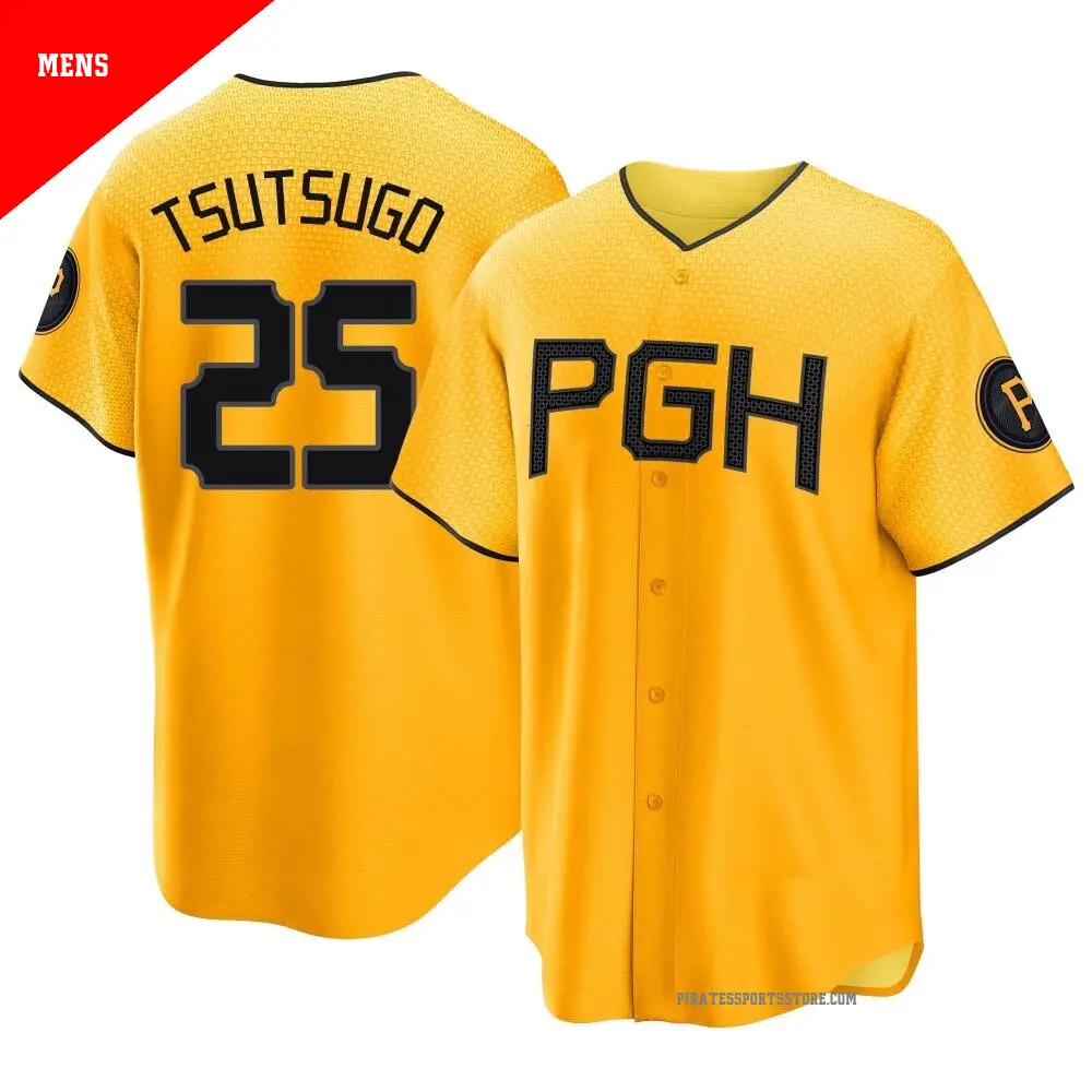 Yoshi Tsutsugo Jersey, Pirates Yoshi Tsutsugo Home, Away