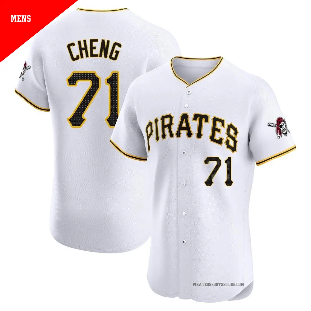 Men's #71 Tsung-Che Cheng Pittsburgh Pirates Black Limited Men's #71 Tsung-Che Cheng Pittsburgh Pirates Black Limited